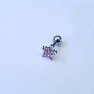 16g flower Tragus helix conch cartilage piercing